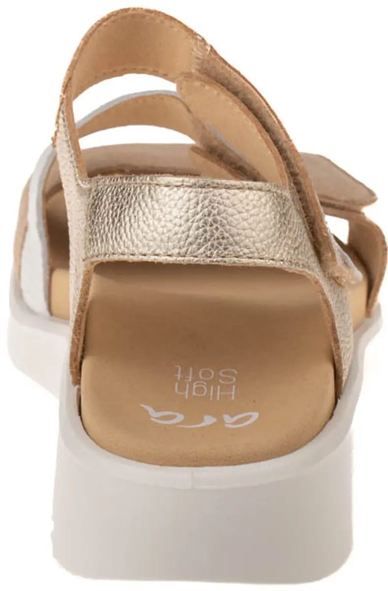 Ara Madeira-S Sandalen Dames - 36 - Wit/beige