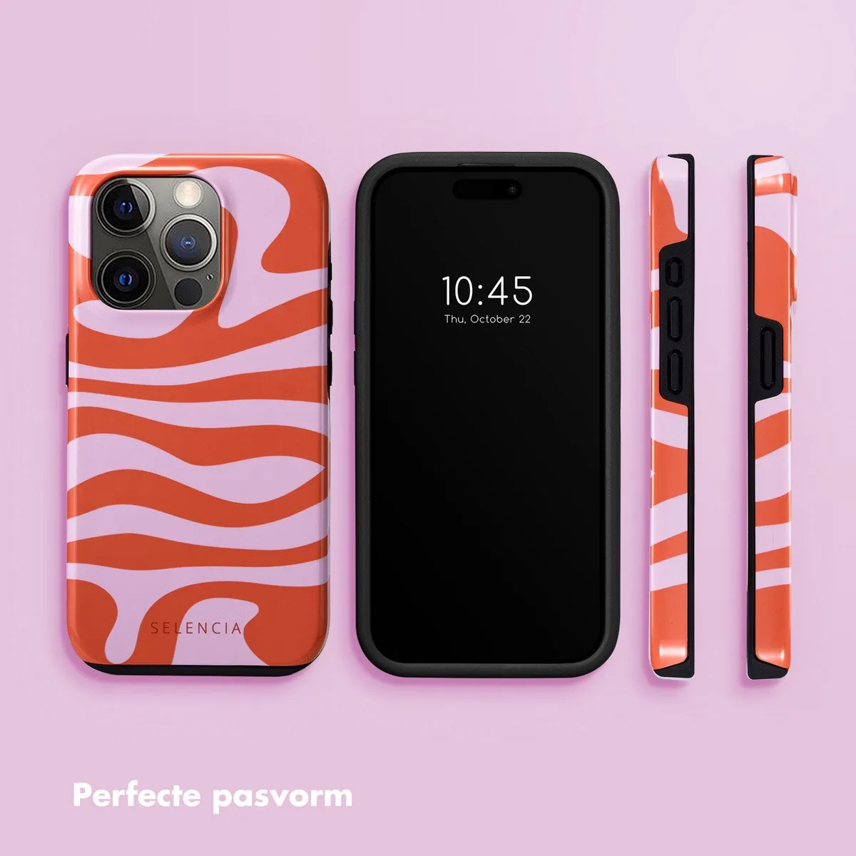 Selencia Hoesje iPhone 15 Pro Dream Swirl Pink - afbeelding 6 van 6