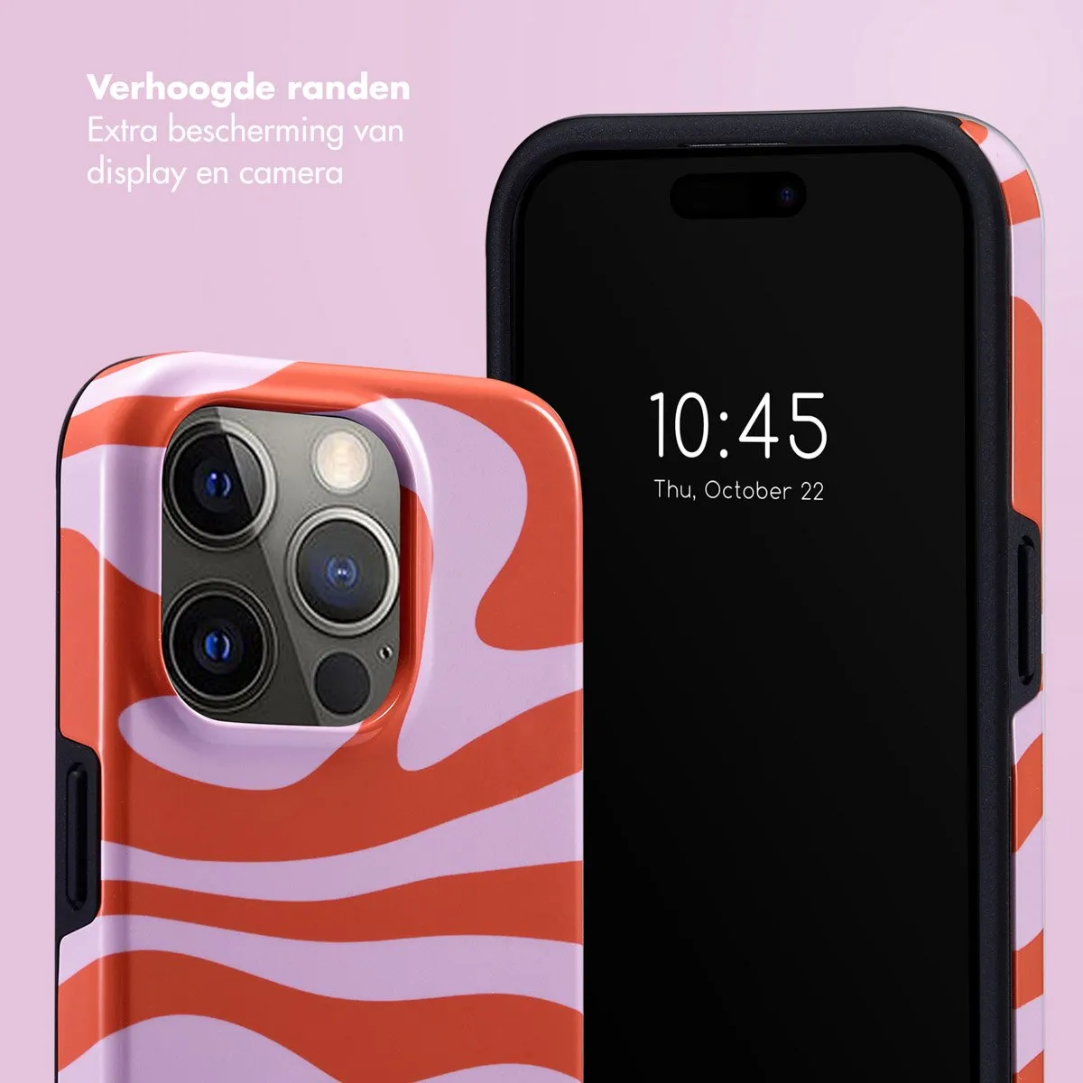 Selencia Hoesje iPhone 15 Pro Dream Swirl Pink