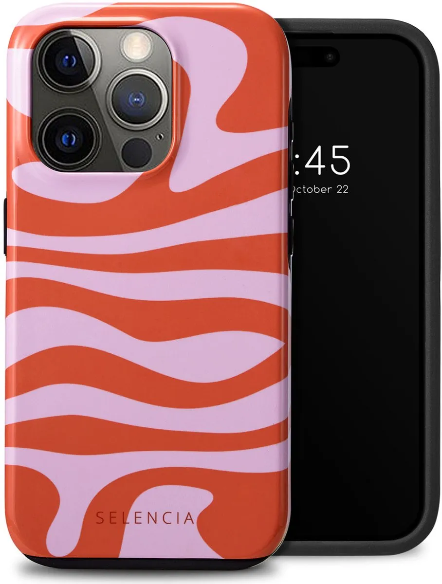 Selencia Hoesje iPhone 15 Pro Dream Swirl Pink