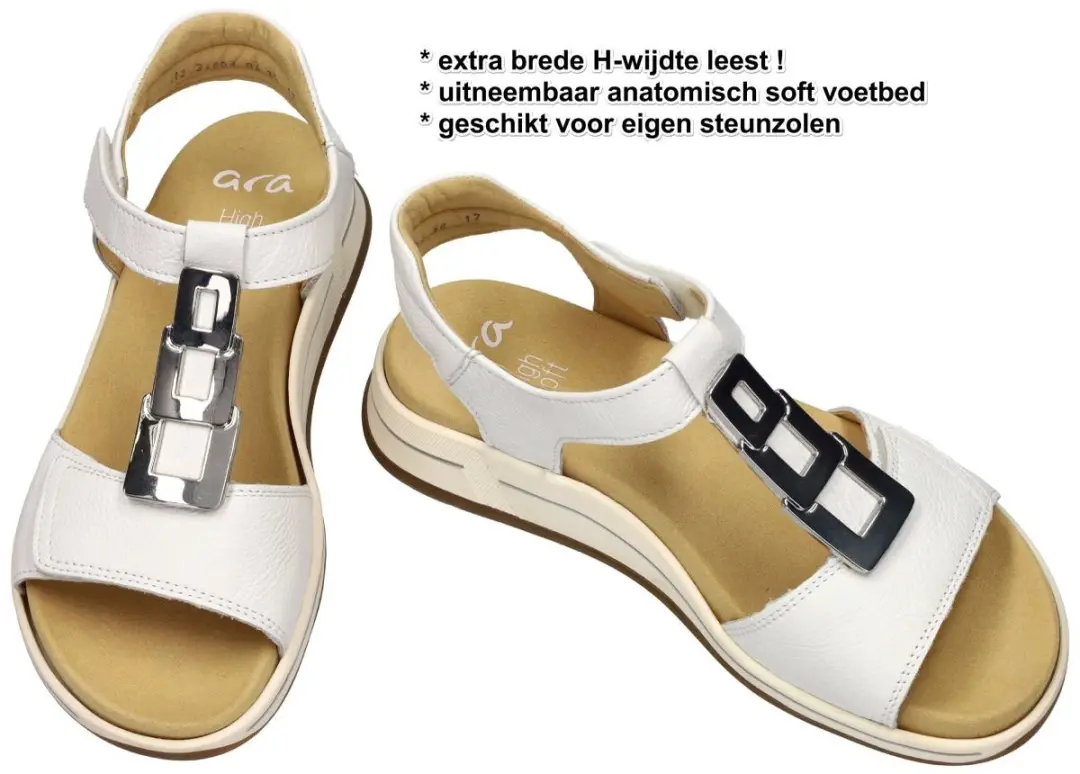 Ara Dames Sandalen 39 - Wit - afbeelding 6 van 6