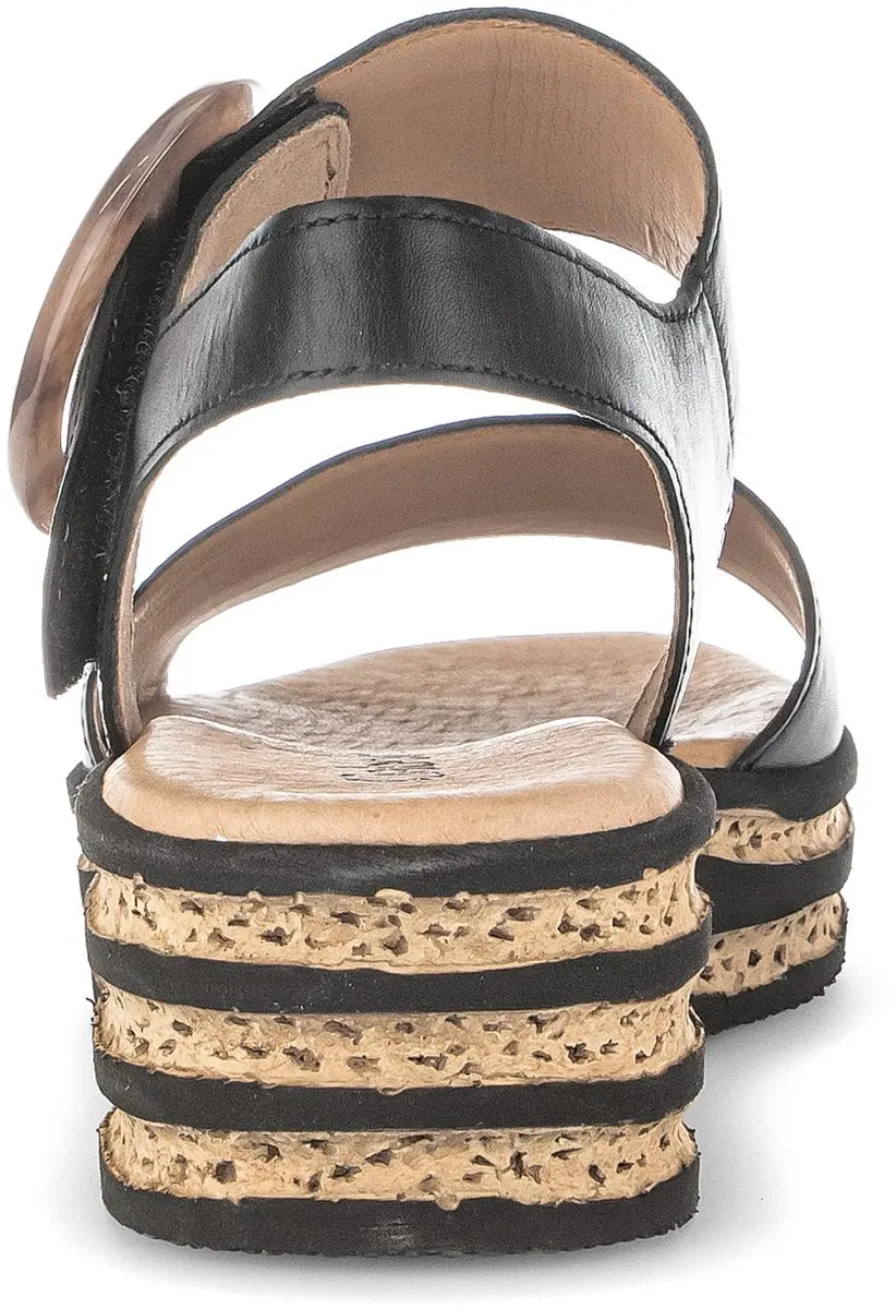 Gabor Damen Sandalette 84.550.27 - 35.5 Zwart