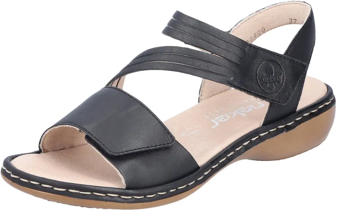Lederen sandalen Lugano