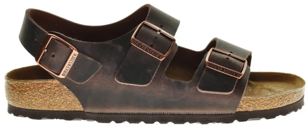 Birkenstock Milano Heren Sandalen - 43 - Bruin