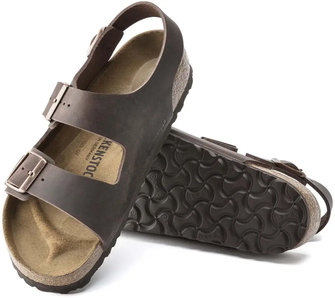Birkenstock Milano Heren Sandalen - 43 - Bruin