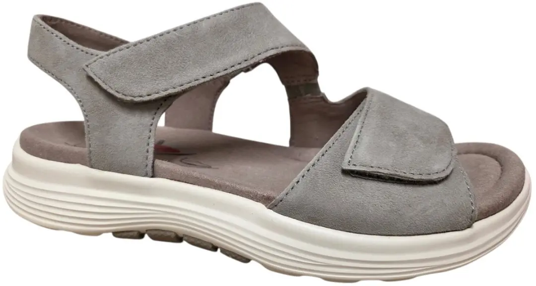 Gabor 86.815.11 Rolling Soft Sandalen Beige/Grijs Suede Dames