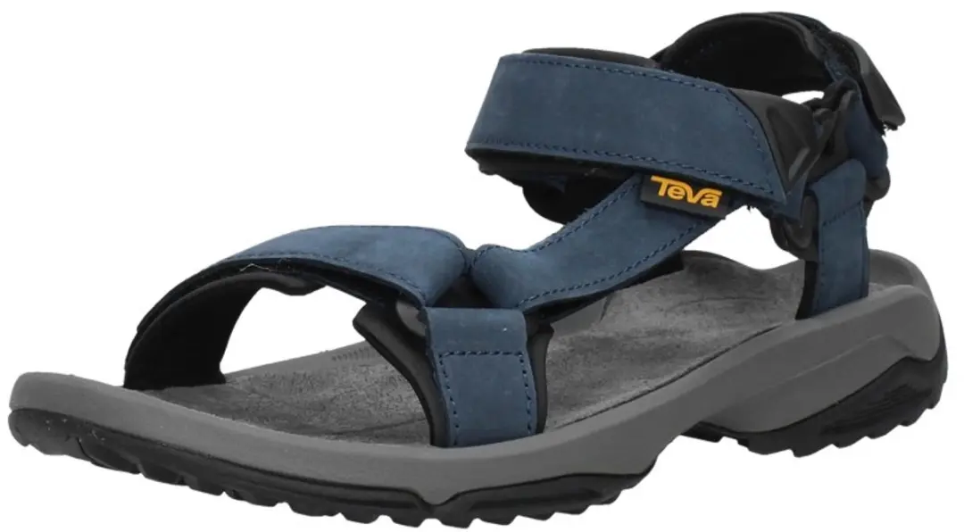 Teva Terra Fi Lite Leren Heren Sandalen 47 - Grijs/Blauw