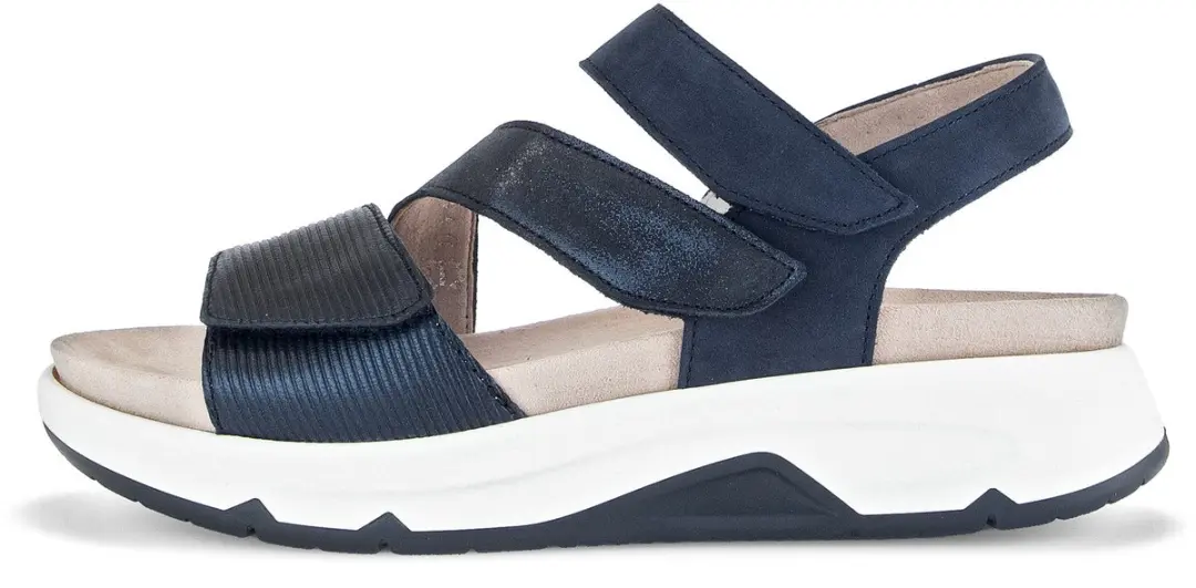 Gabor Damen Sandale bequem in blau