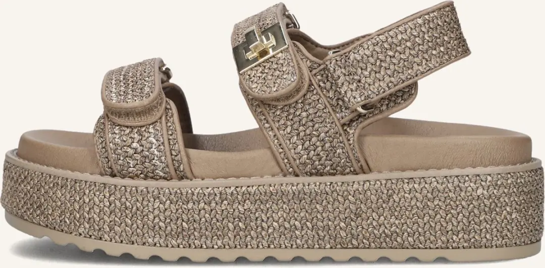 Steve Madden Bigmona Sandalen - Dames 41 - Beige - afbeelding 4 van 6