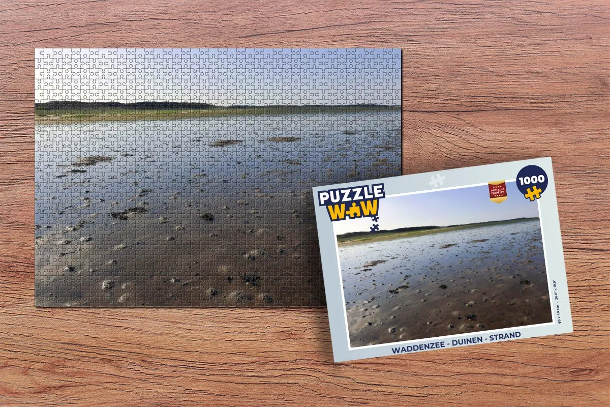 PuzzleWow Waddenzee Legpuzzel 1000 Stuks - Multicolor