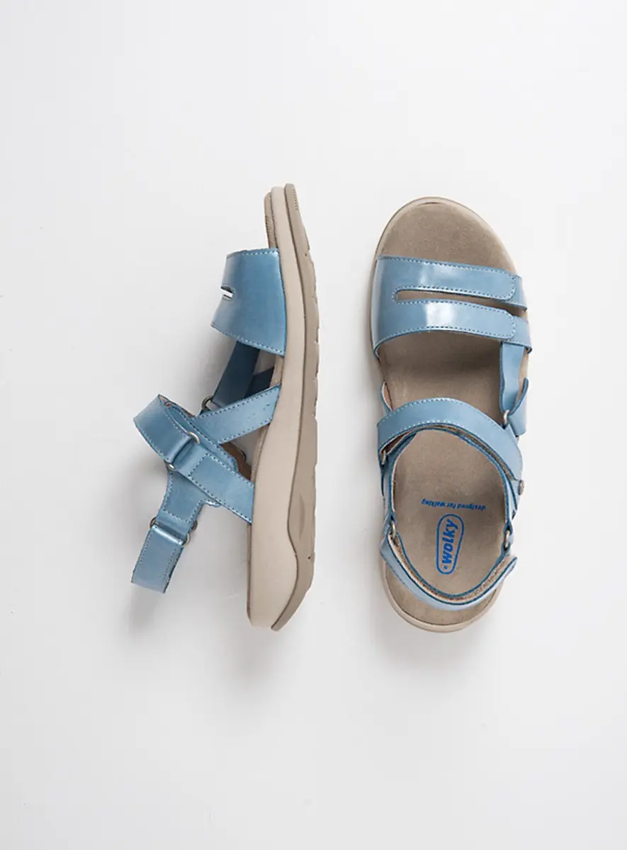 Wolky Dames Sandalen 01475 Manilla Lichtblauw