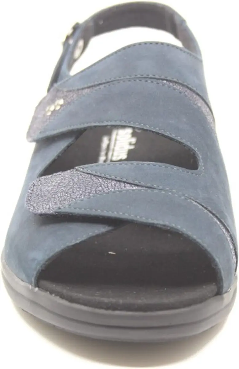 Solidus Lia Dames Sandalen 73104-80689 - Maat 42 - Donkerblauw