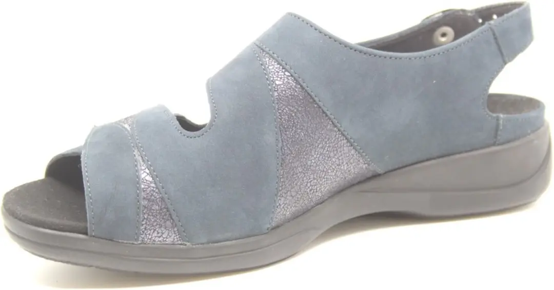 Solidus Lia Dames Sandalen 73104-80689 - Maat 42 - Donkerblauw