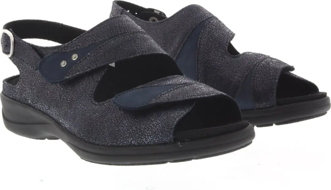 Solidus Lia Dames Sandalen 73104-80689 - Donkerblauw - Maat 4