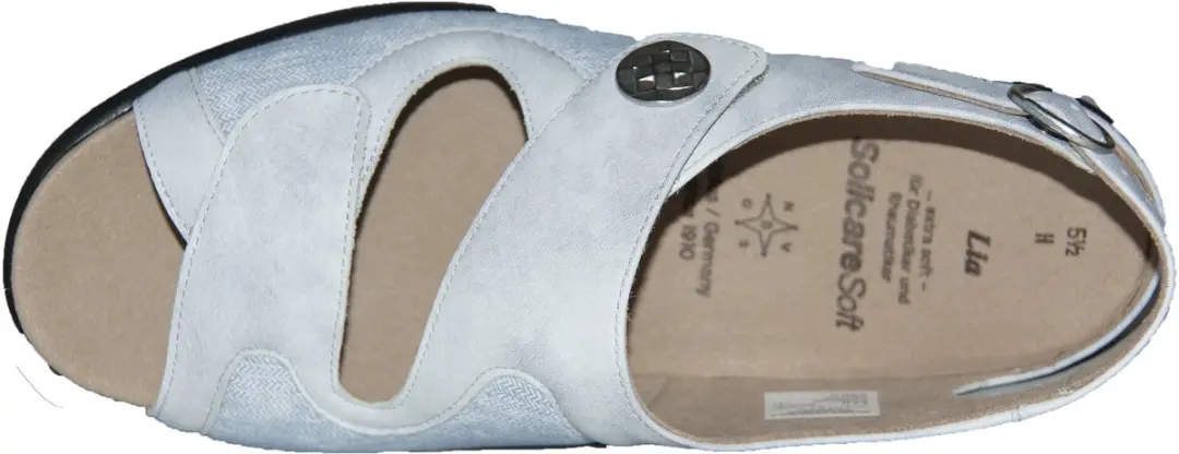 Solidus 73500 Wijdte H Sandalen - Grijs - Maat 38,5 - afbeelding 3 van 5