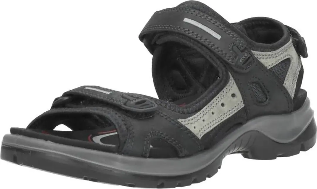 ECCO Damen Rec.offroad 213403 Sandalette - 42 - Zwart