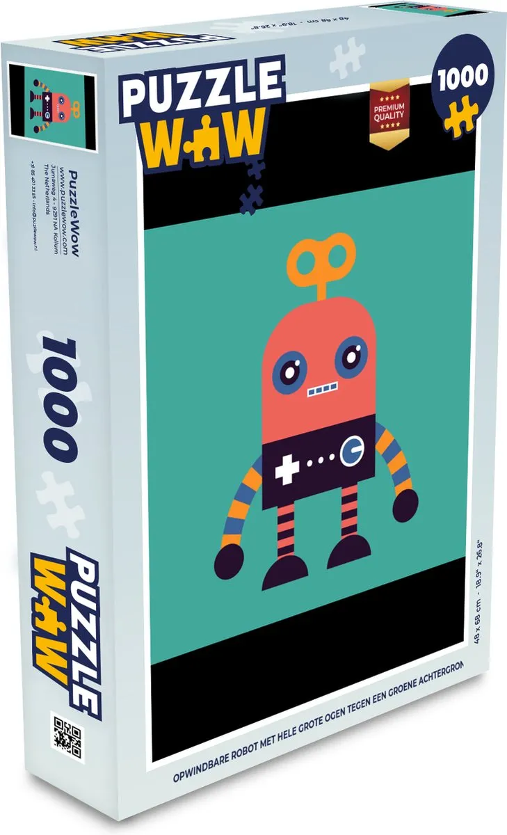 PuzzleWow Robot Puzzel 1000 Stuks