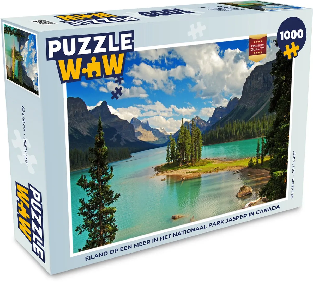 PuzzleWow Legpuzzel Jasper Nationaal Park 1000 Stuks