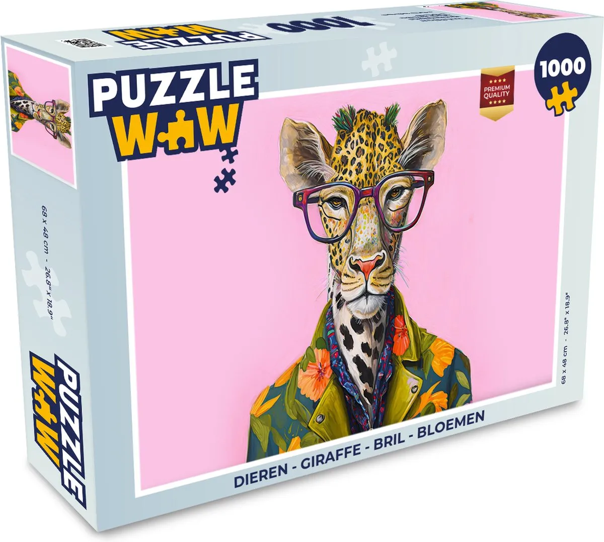 PuzzleWow Dieren Legpuzzel 1000 Stuks