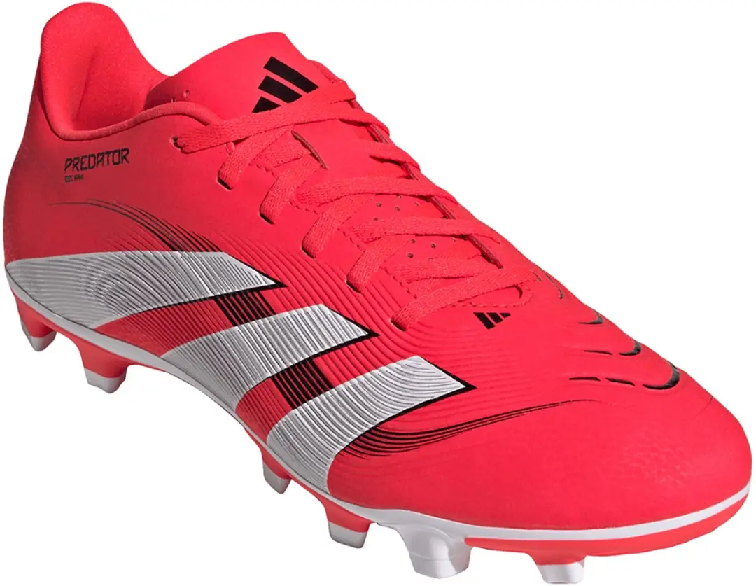 adidas Predator Club FG/MG Voetbalschoenen - Rood - afbeelding 2 van 6