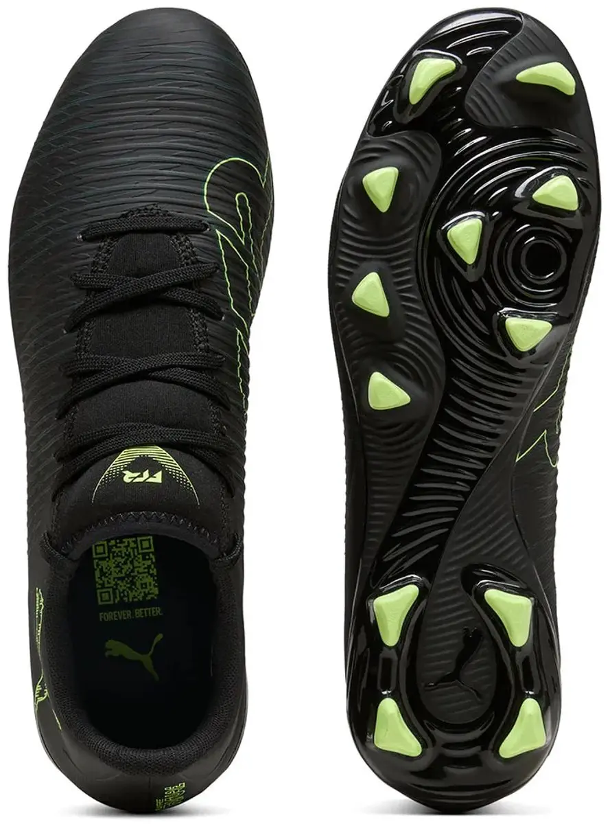 Puma Future 8 Play FG/AG Voetbalschoenen - Zwart/Geel - afbeelding 3 van 6