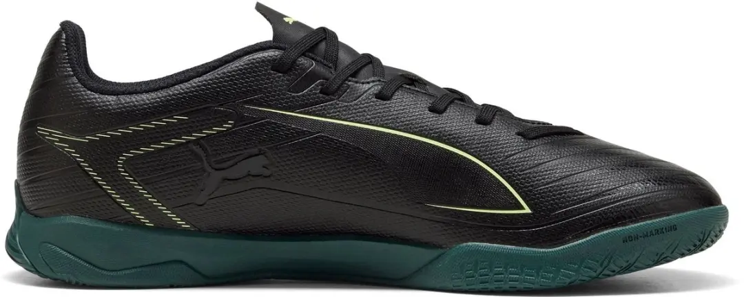 Puma Ultra 6 Play IT Zaalvoetbalschoenen 45 - Zwart/Lichtgroen - afbeelding 6 van 6