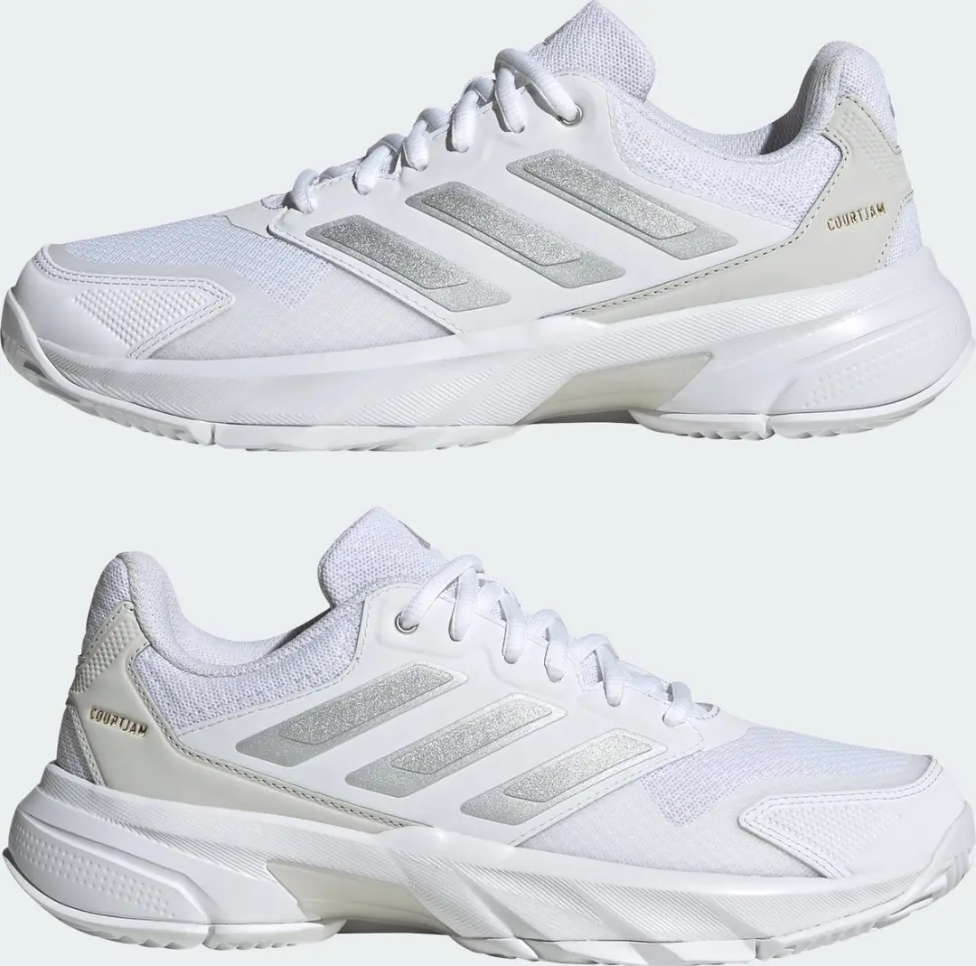 adidas CourtJam Control 3 Tennisschoenen - Wit - afbeelding 5 van 6