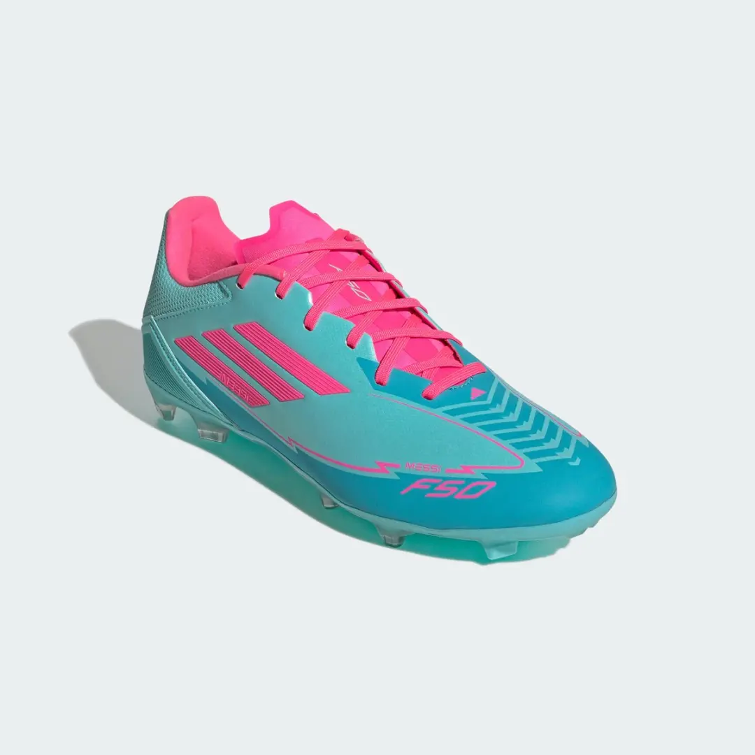adidas Performance F50 League Messi FG Voetbalschoenen - Turquoise - afbeelding 3 van 6