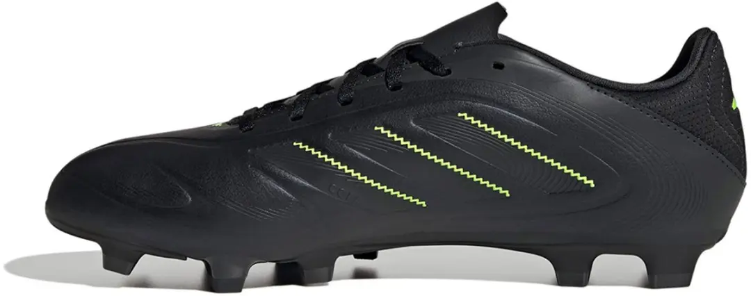 Adidas Copa Pure 3 Club FG/MG Voetbalschoenen - Heren 44 2/3 - Zwart/Geel - afbeelding 5 van 6