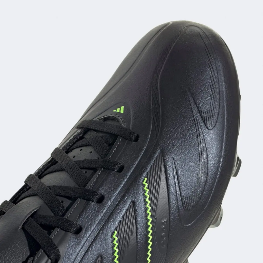 Adidas Copa Pure 3 Club FG/MG Voetbalschoenen - Heren 44 2/3 - Zwart/Geel - afbeelding 6 van 6