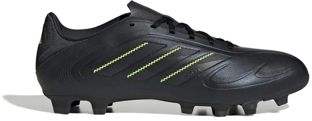 Adidas Copa Pure 3 Club FG/MG Voetbalschoenen - Heren 44 2/3 - Zwart/Geel - afbeelding 2 van 6