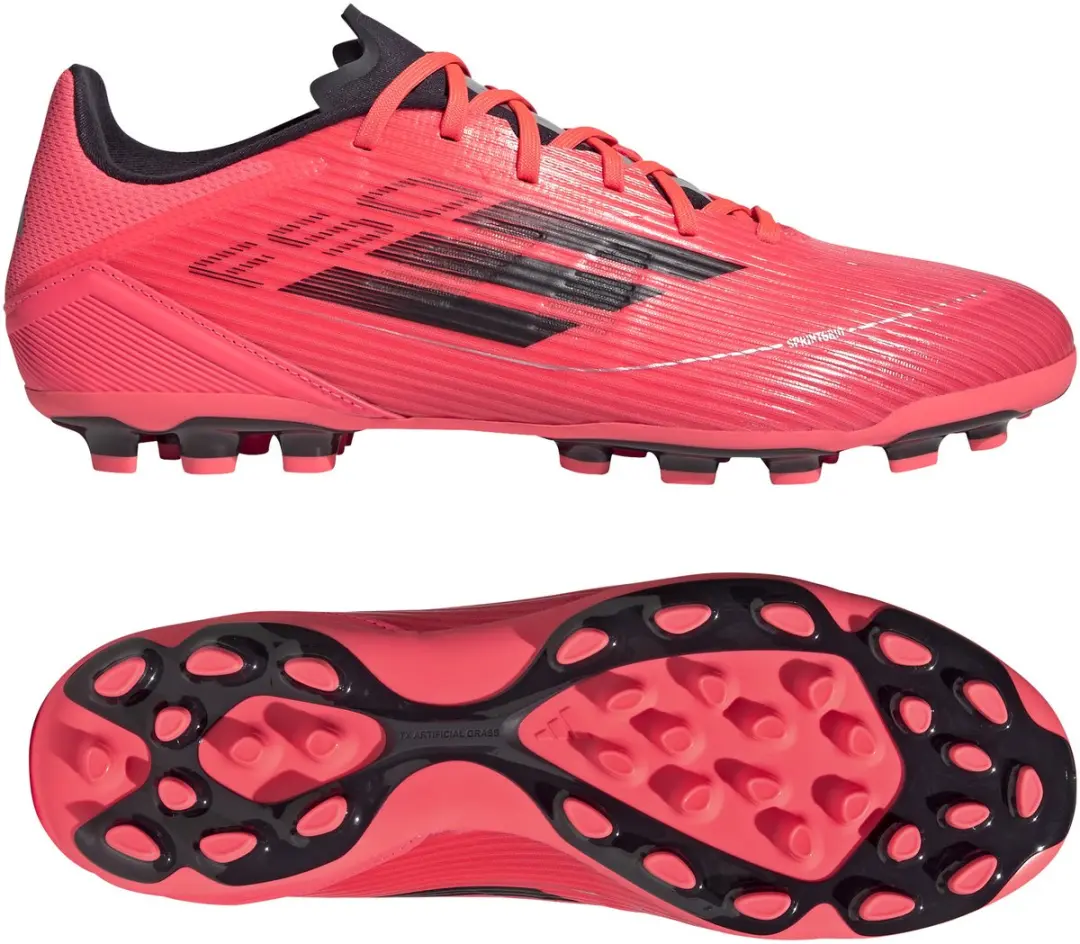 Adidas F50 League AG Voetbalschoenen - 45 1/3 - Roze/Zwart