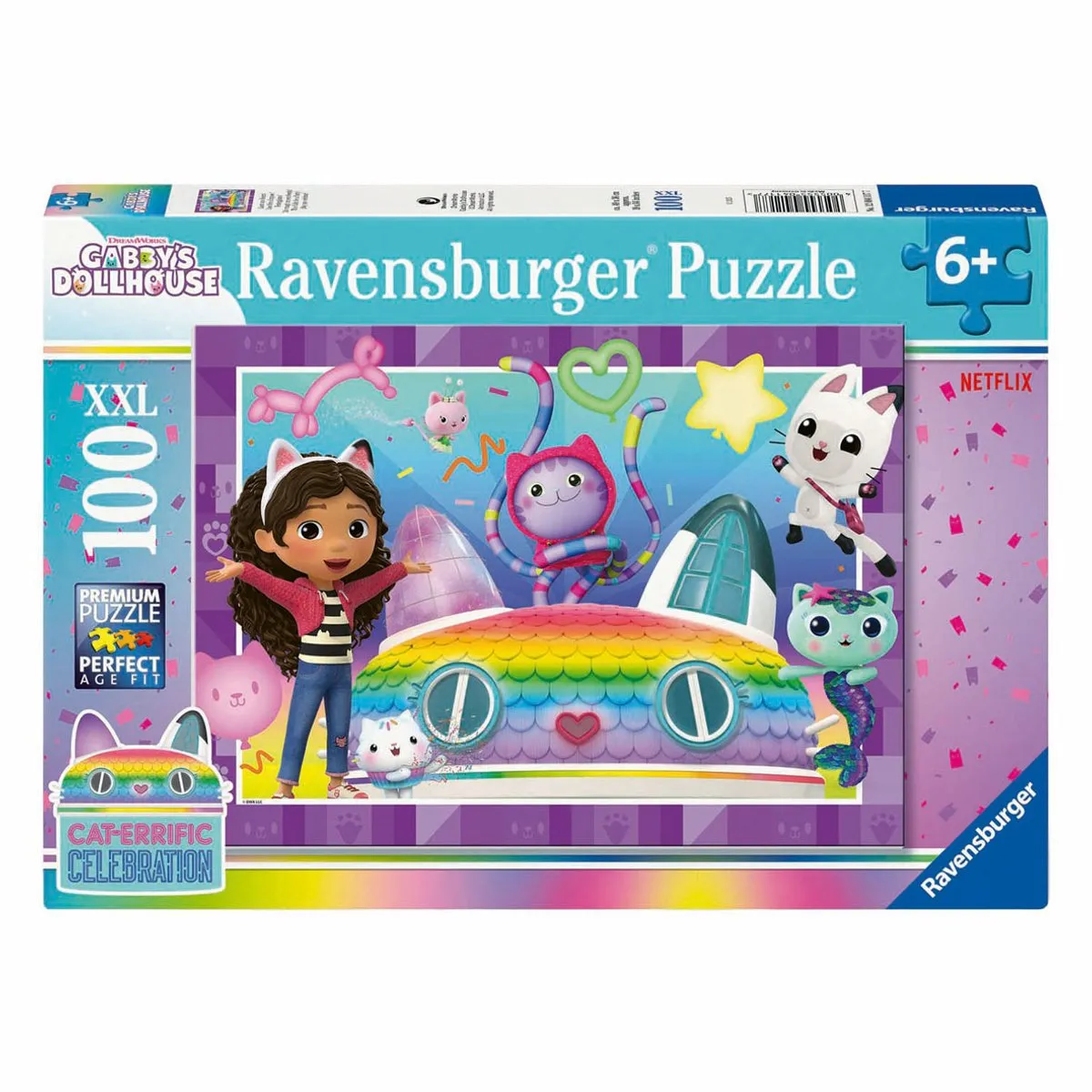 Ravensburger Gabby's Dollhouse Legpuzzel 100 XXL-Stukjes - 100 Stuks