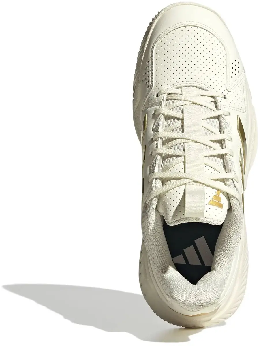 Adidas Court Flight Dames Indoorschoenen - Wit/Goud - 36 2/3