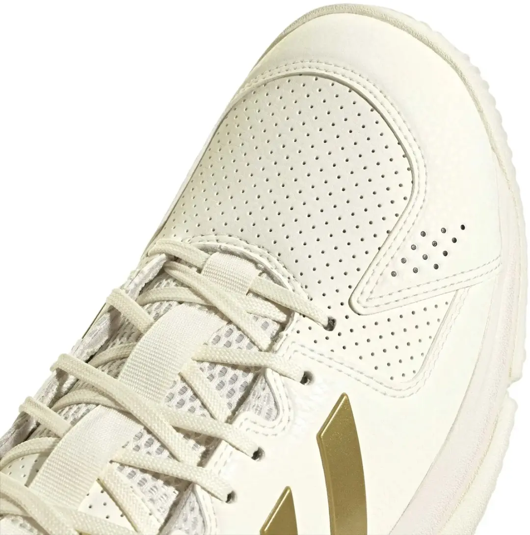Adidas Court Flight Dames Indoorschoenen - Wit/Goud - 36 2/3