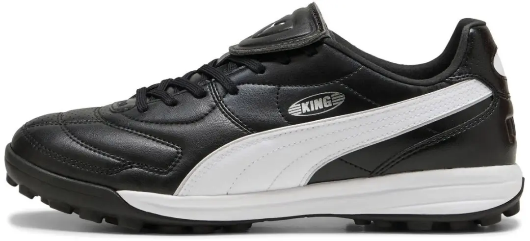 Puma King Liga TT Voetbalschoenen 42 - Zwart/Wit - afbeelding 3 van 6