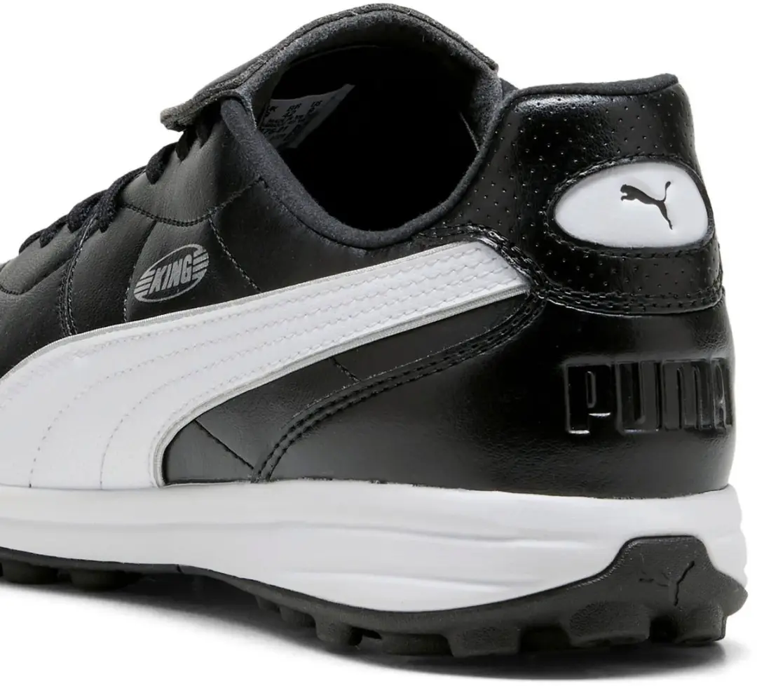 Puma King Liga TT Voetbalschoenen 42 - Zwart/Wit - afbeelding 2 van 6