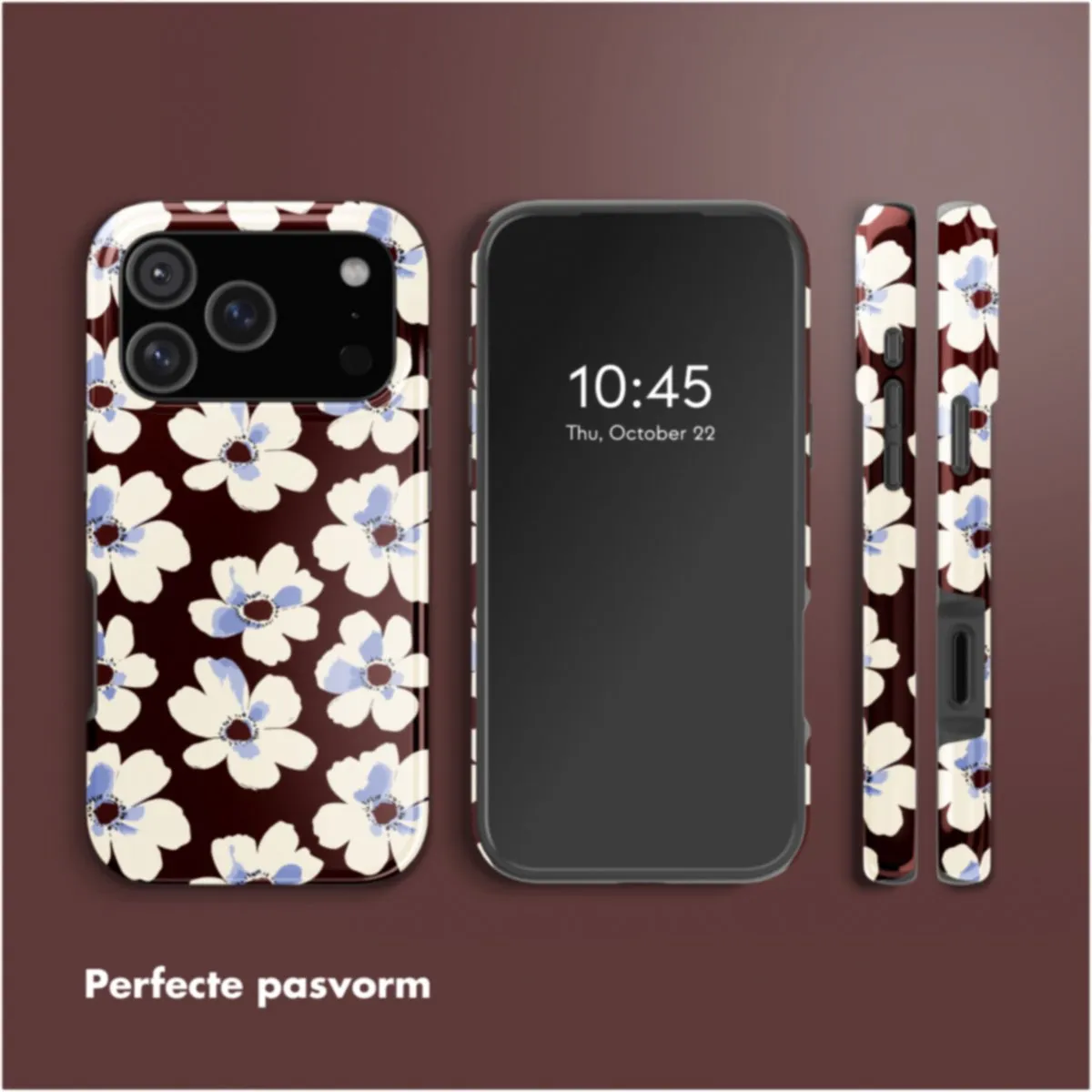 Selencia iPhone 17 Pro Hoesje Choco Flower Pop - MagSafe - afbeelding 6 van 6