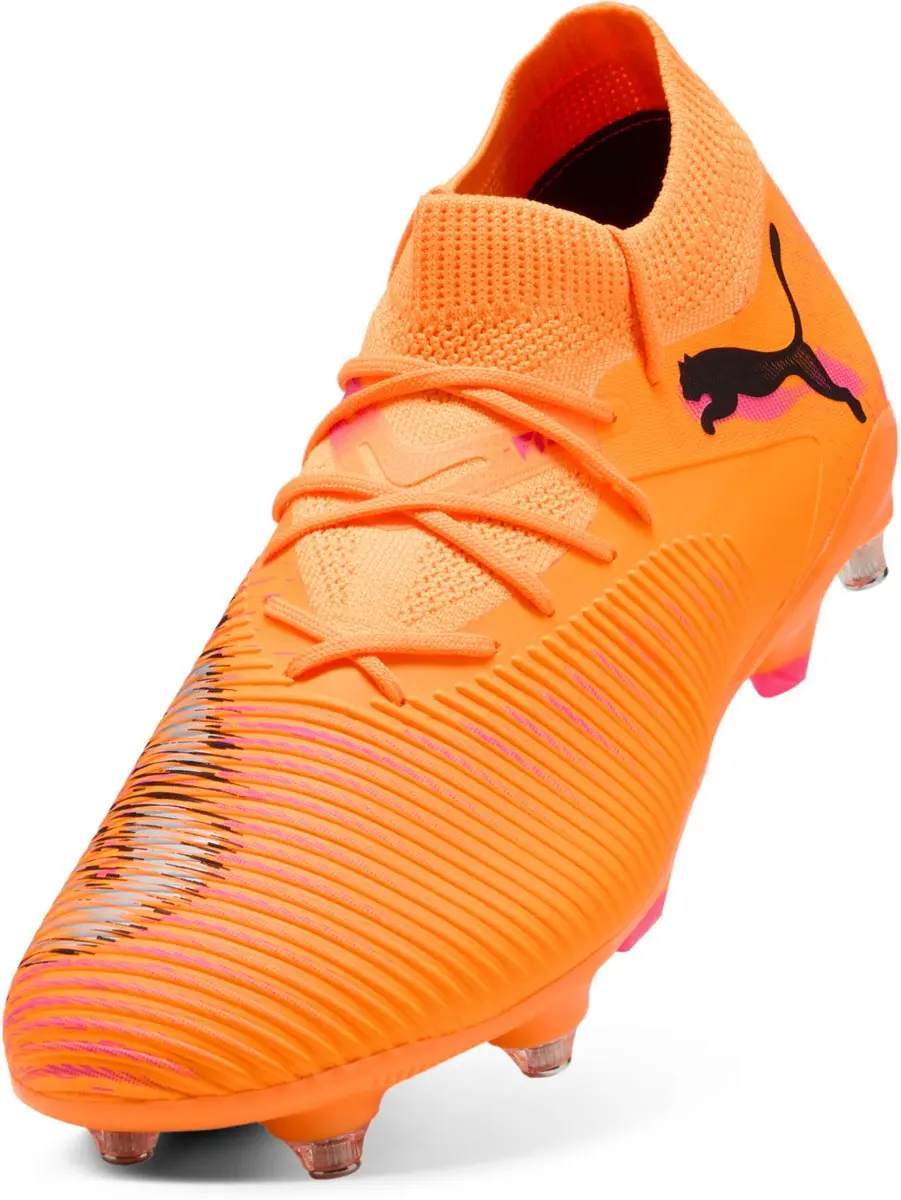 Puma Future 8 Match SG Voetbalschoenen - 43 - Roze/Oranje/Zwart