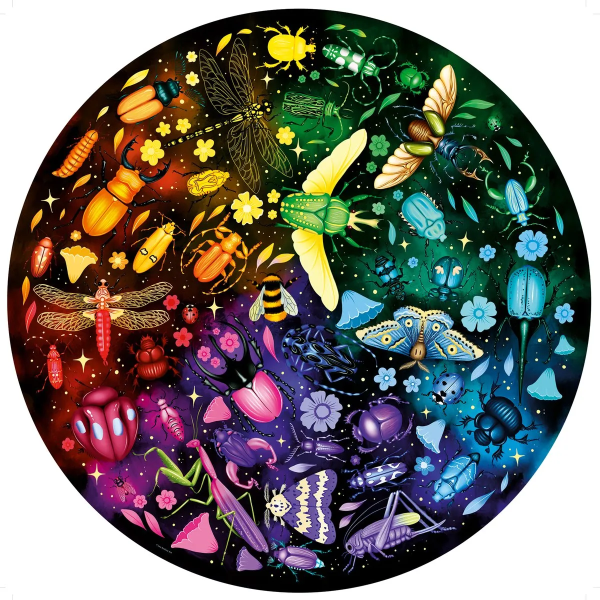 Ravensburger Circle of Colors Insects Legpuzzel 500 Stuks - Multicolor