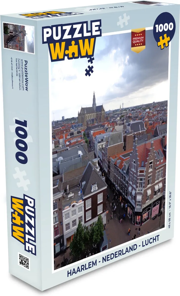 PuzzleWow Haarlem Legpuzzel 1000 Stuks