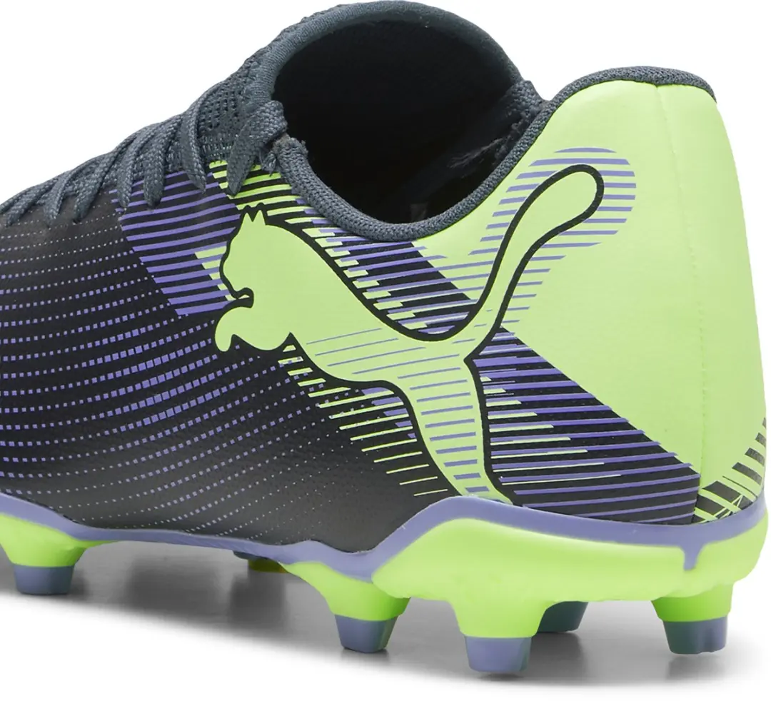 Puma Future 7 Play FG/AG Sportschoenen - Maat 40 - Grijs/Elektro Paars/Appel