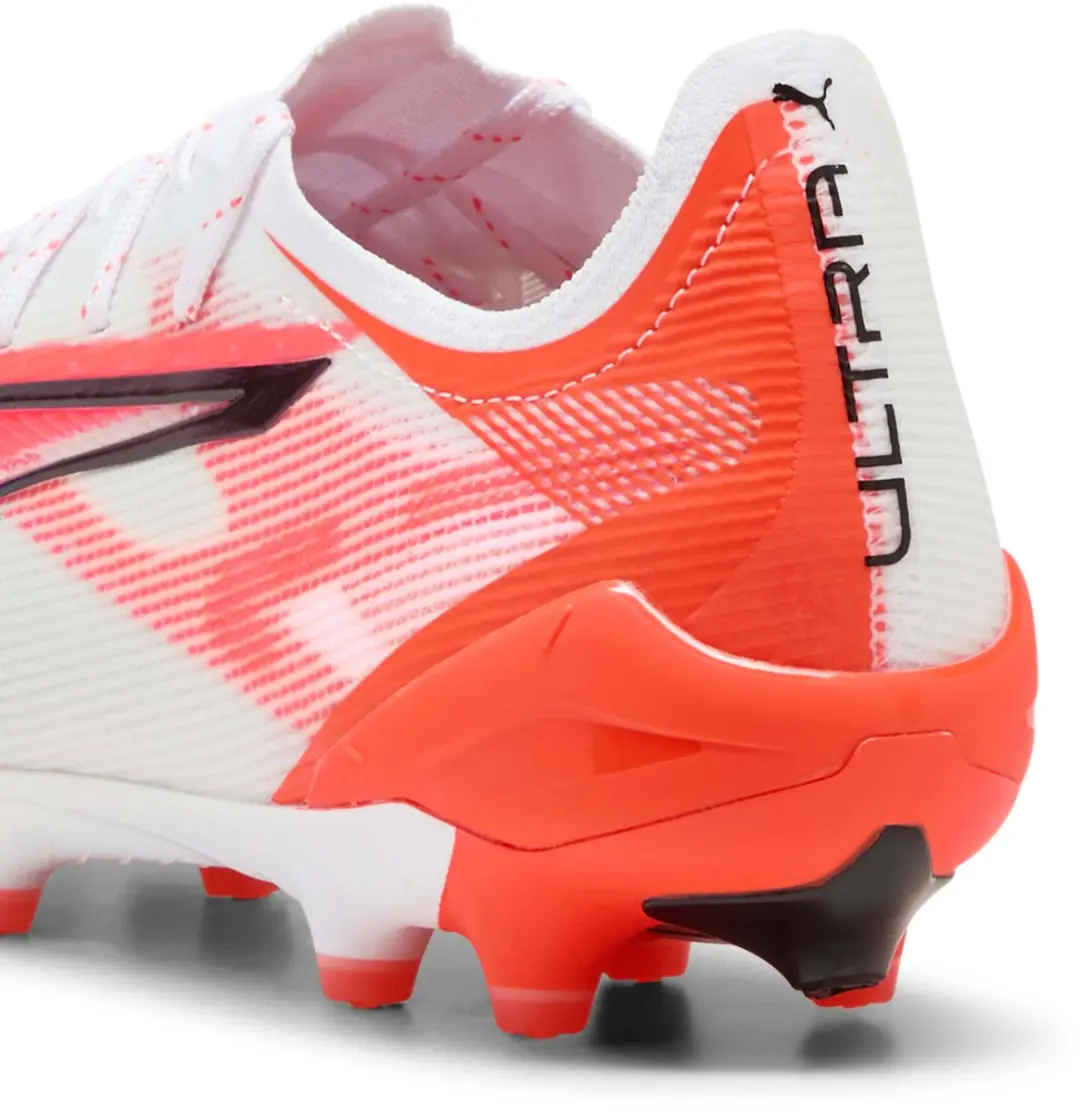 Puma Ultra 5 Ultimate AG Voetbalschoenen - 41 - White/Black/Glowing/Red