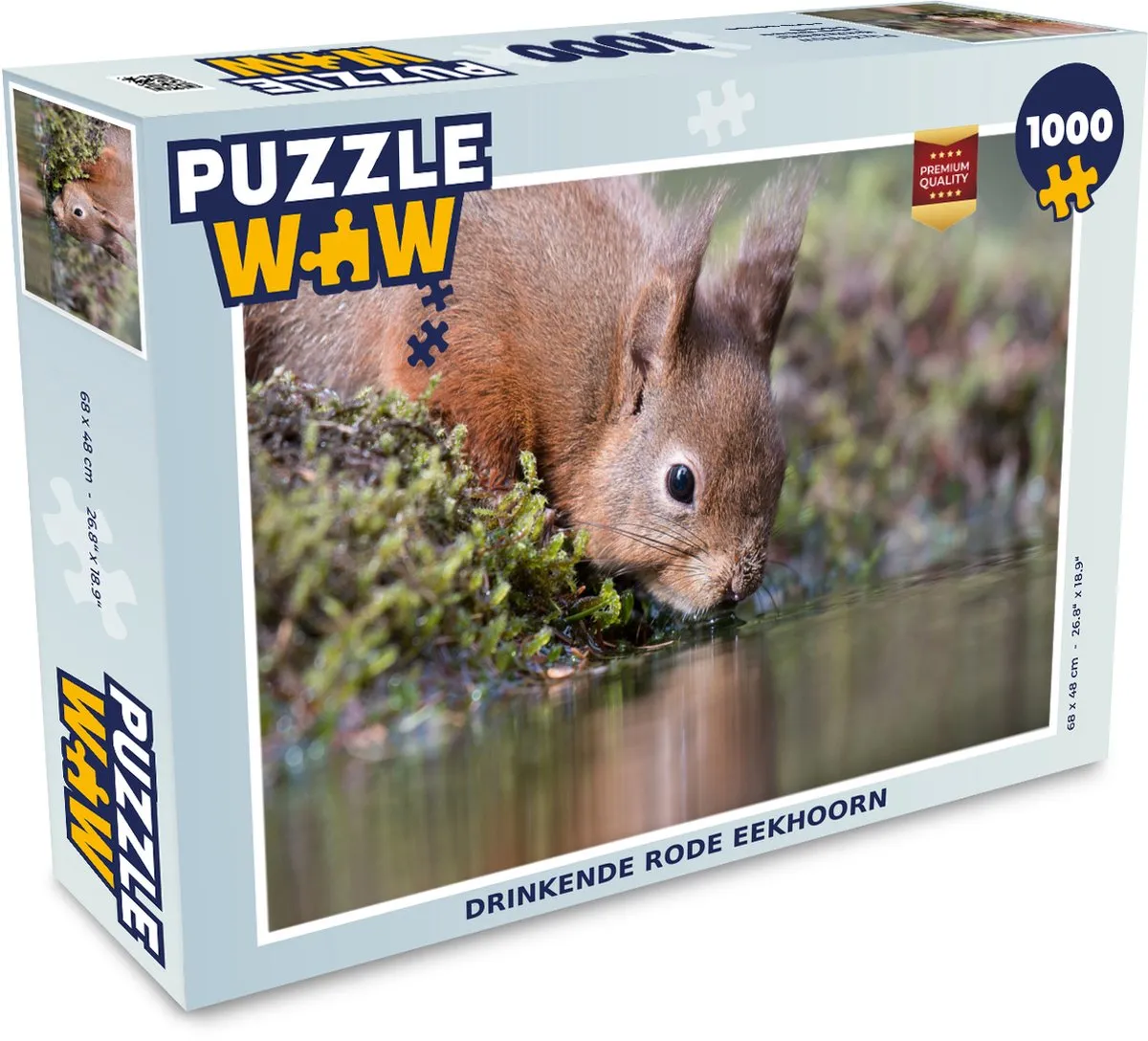 PuzzleWow Legpuzzel Eekhoorn 1000 Stuks
