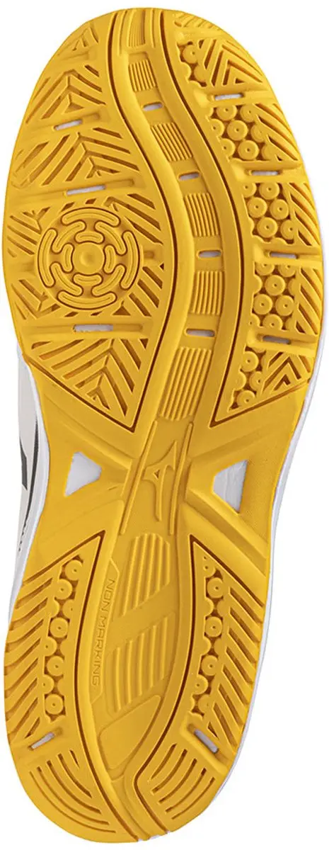 Mizuno Stealth Star 2 Indoorschoenen Junior 36.5 - Wit/Zwart/Grijs