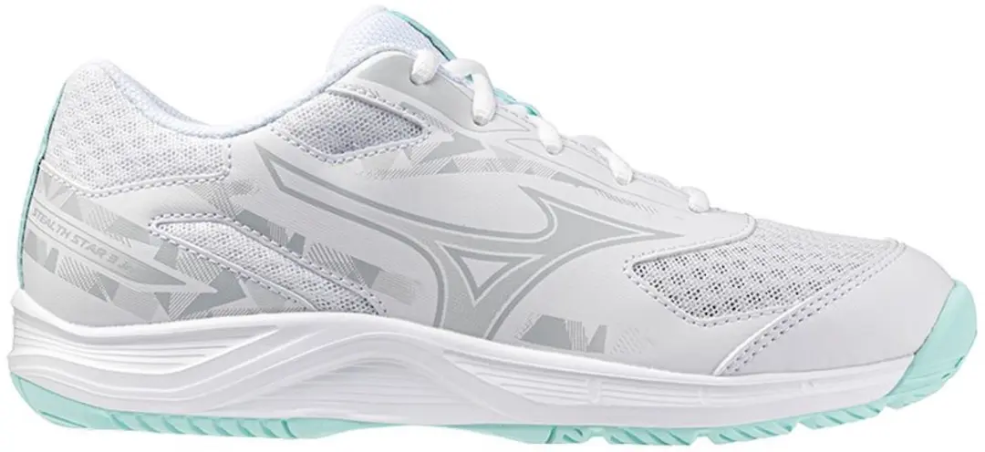 Mizuno Stealth Star 2 Indoorschoenen Junior 36.5 - Wit/Zwart/Grijs