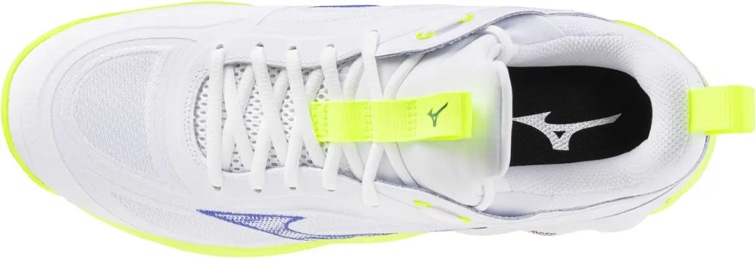 Mizuno Wave Luminous Indoor Schoenen 44 - Wit/Lichtgeel/Blauw - afbeelding 6 van 6