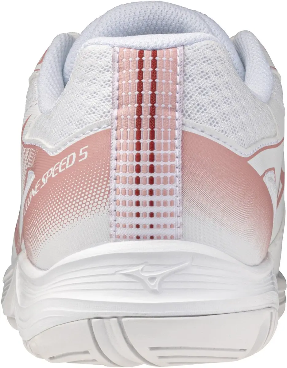 Mizuno Cyclone Speed 5 Dames Indoorschoenen 44 - Wit/Roze