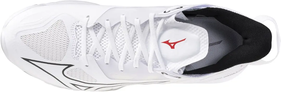 Mizuno Wave Mirage Indoor Schoenen 40.5 - Wit/Zwart/Rood