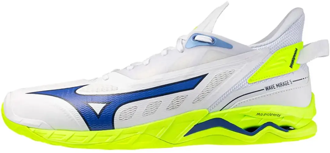 Mizuno Wave Mirage Indoor Schoenen 40.5 - Wit/Zwart/Rood